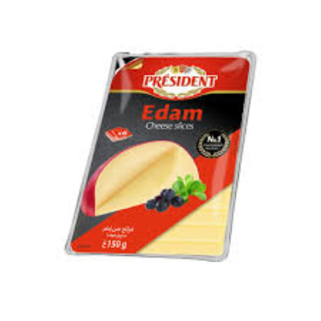 PRESIDENT ORGANIC EDAM SLICE 150G